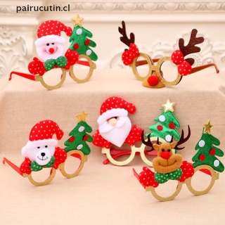 (Nuevo *) Santa Claus Gafas De Navidad Alce Marco Feliz Decoraciones pairucutin.cl