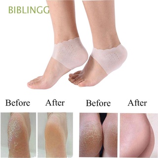 BIBLINGG New Insert Pain Relief Silicone Heel Cover Women Crack Proof Shoe Breathable Accessory/Multicolor (1)