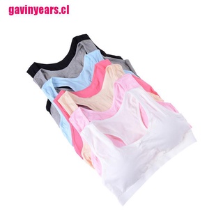 [GAV&CL] sujetadores de algodón para bebés/niñas/ropa interior para entrenamiento deportivo/sujetadores de pubertad