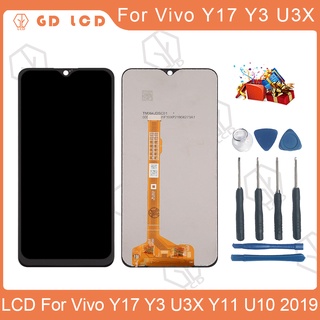 LCD para Vivo Y3 Y11 Y12 Y15 Y17 U3X Y11 U10 2019 pantalla táctil digitalizador asamblea