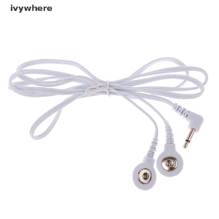 DC ivywhere - cables de plomo para electrodos (3,5 mm, reemplazo de diez unidades, 2 vías cl)