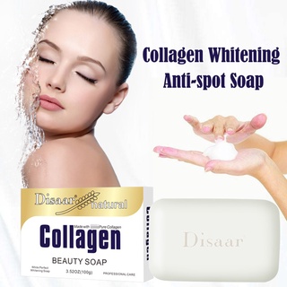❀ifashion1❀100g Collagen Handmade Soap Face Cleaning Anti-wrinkle Anti-aging Skin Care (1)