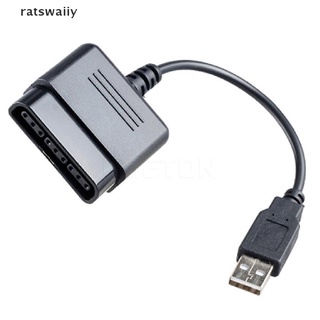 ratswaiiy - adaptador de controlador usb para playstation ps2 a ps3 pc cl