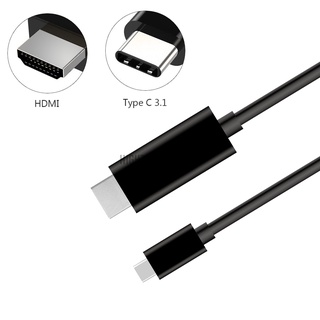 Adaptador negro tipo C A HDMI USB A HD TV Cable adaptador para teléfonos Android Tablet