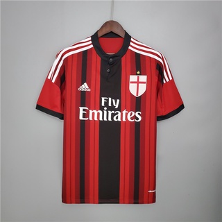 AC Milan 2014 - 2015 Retro Home Red Football Jersey