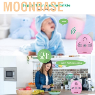 Moonbase Audio Baby Monitor GHz inalámbrico música 2 vías voz pequeña luz nocturna Walkie Talkie 100‐240V (3)