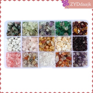 Piedras Preciosas Naturales Chips Bead Surtido De Cristal Irregular Perforado Perlas Sueltas A