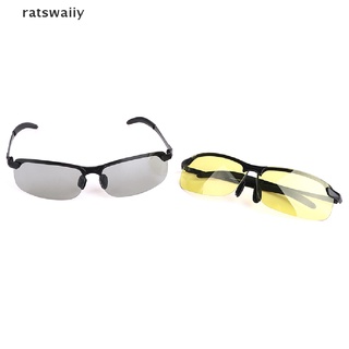 Ratswaiiy Polarized Driving Glasses Male Change Color Sun Glasses Day Night Vision Eyewear CL