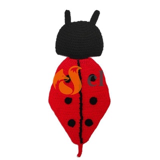 Dorio lindo bebé niños niñas escarabajo patrón hecho a mano ropa de punto niño foto Prop