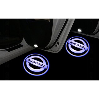 Para Nissan logo De La Puerta Del Coche Logotipo Proyector No-Descoloración LED Luz De Cortesía Sombra Lámpara Altima Armada Máxima Quest Titan GTR Teana Estilo