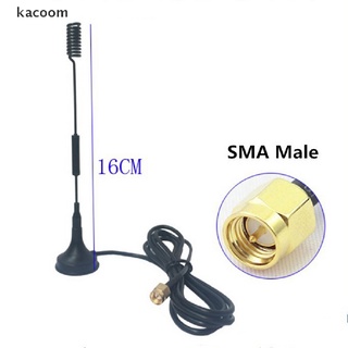 kacoom 12 dbi 433mhz antena de media onda dipole antena sma macho con base magnética cl