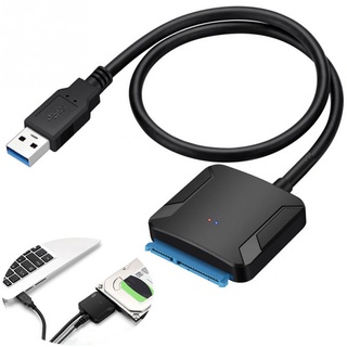 uesuoka.cl SATA Cable to USB 3.0 Convert Cord Adapter for 2.5/3.5inch SSD HDD Hard Drive (5)