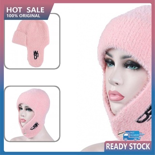 Lemt_ vibrante Color invierno cálido sombrero de punto polar forro de invierno caliente sombrero de punto sin olor para las mujeres