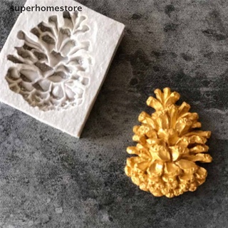 [superhomestore] Molde de silicona Pinecone Sugarcraft para fondant/herramientas de decoración de pasteles/chocolate