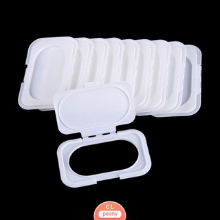 PEONYFLOWER 1/5/10 pcs nueva moda reutilizable tejidos cubierta bebé toallitas tapa portátil útil caja tapa niño Flip Cover (1)