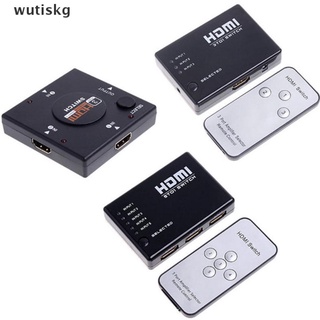 Wutiskg 3 Or 5 Ports HDMI Splitter Switch Selector Switcher Hub+Remote 1080p For HDTV PC CL (3)