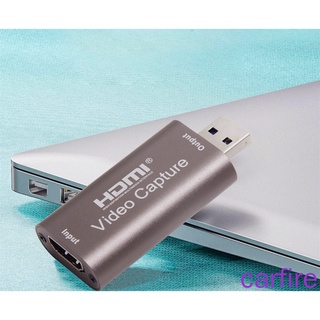 [Carfire] tarjeta de captura de gráficos USB 3.0/tarjeta de captura de Video 1080p 60fps HD dispositivo de captura para transmisión en vivo