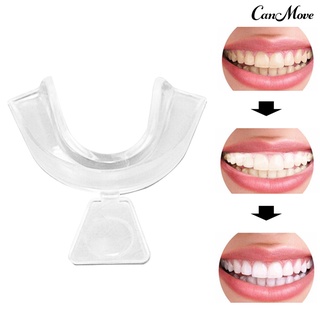 【Canmove】1 Pair Silicone Transparent Moldable Thermoform Teeth Dental Whitening Tray Guard Whitener