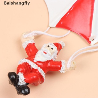 [bsf] cuerda de escalada para paracaídas, diseño de papá noel, decoraciones navideñas, colgante al aire libre (1)