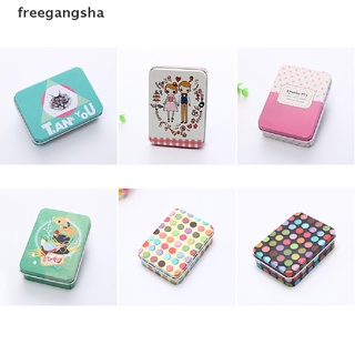 [freegangsha] caja de lata de dibujos animados sellado tarro caja de embalaje joyería caramelo almacenamiento latas moneda caja de regalo grdr