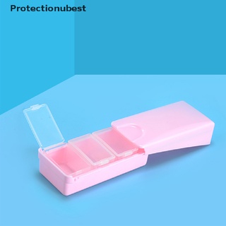 Protectionubest Pill Box Portable 3 Grid Medicine Tablet One Day Pill Medicine Storage Organizer NPQ