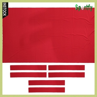 Sportfy - cojín de mesa de billar de alto rendimiento, color rojo