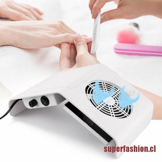 PEFASHION White 40W Electric Nail Dust Vacuum Cleaner Suction Collector Manicure Machine
