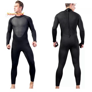 traje de buceo masculino mono completo traje de neopreno de 3 mm de neopreno elástico natación de manga larga traje de neopreno para surf snorkeling m