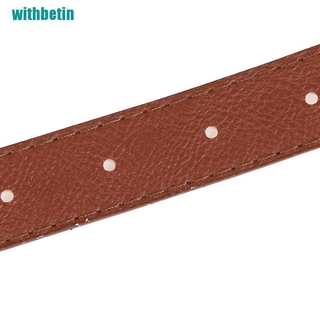 [Withbetin] cinturones de diseñador de marca H para niños Casual de cuero H hebilla correa para Jeans azul (3)