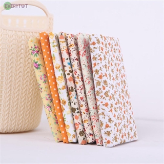 conjunto de tela de algodón floral patchwork hecho a mano ropa diy costura acolchado (8)