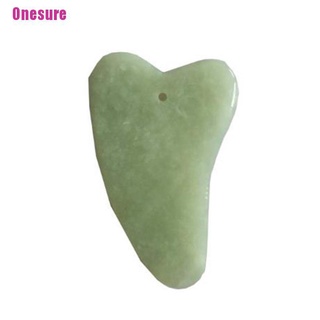 [Onesure] 1 pieza Guasha Jade Board raspador herramienta SPA salón masajeador corporal herramientas de cuidado de la salud (9)