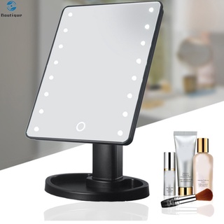 luz led profesional espejo de maquillaje ajustable luz 16/22 pantalla táctil espejo de mesa