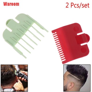 [waroom] 2 x cortadores de pelo guía limitado peine accesorio trimmer afeitadora corte de pelo reemplazo