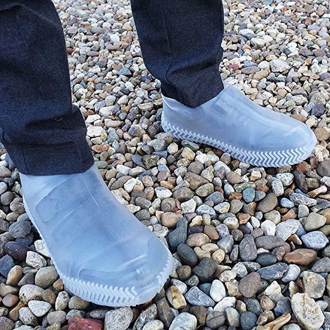 Reutilizable Látex Impermeable Zapatos De Lluvia Cubre Antideslizante Goma Botas Accesorios (5)