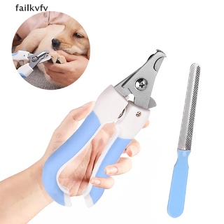 Failkvfv Pet Cat Dog Nail Clipper Cutter With Sickle Stainless Grooming Scissors Clippers CL