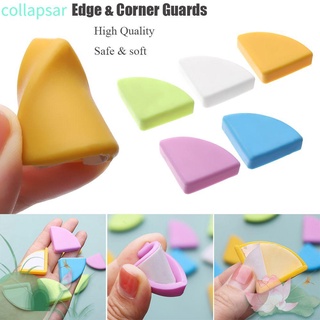 COLLAPSAR 4pcs Children Edge Protection Baby Table Corner Protector Corner Guards Desk Safety Kids Security Soft Anticollision Strip/Multicolor