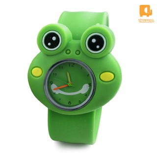 reloj digital para niños lindo de dibujos animados rana niños relojes casual regalo