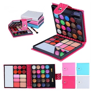 laliks paleta de 32 colores profesional para sombras de ojos/juego de brochas cosméticas