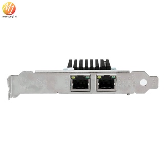 PCI-E Dual-port Gigabit Network Card R45 Interface Dual-port Server Gigabit Network Card Stable Transmission Gigabit Network Card with Heat Sink Dual Filter for Office