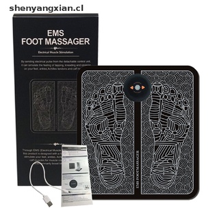 (nuevo) nuevo eléctrico ems masajeador de pies almohadilla pies estimulador muscular estera de masaje de pies shenyangxian.cl