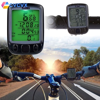 Reloj De Código De Bicicleta impermeable con luz De fondo Para Bicicleta De montaña/Velocímetro/interiores/pantalla Grande (Cv)