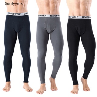 [sxm] ropa interior térmica para hombre inferior larga johns a prueba de tiempo pantalones leggings algodón uyk (1)