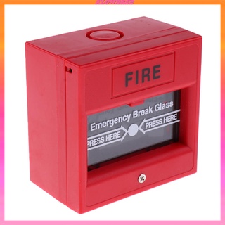 [KLOWARE2] Alarma De Emergencia Para Puerta , Seguridad Para El Hogar , Cristal , Botón De , Color Rojo