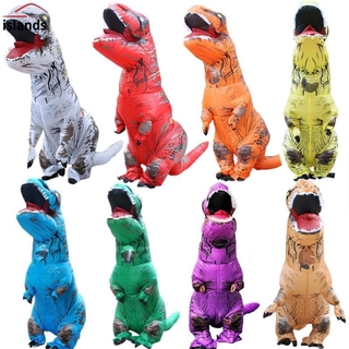 Disfraz inflable De dinosaurio para adultos/T-Rex/jurásico/Halloween/Cosplay (1)