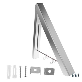kki. colgador de ropa de aluminio para colgar en la pared, plegable, para ropa