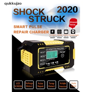 [qukk] 12v 6a inteligente reparación de pulsos lcd coche coche motocicleta cargador de batería 458cl