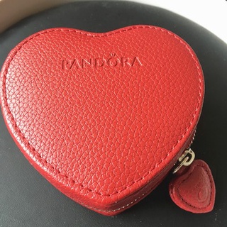 Pandora love Caja De Joyería Roja Almacenamiento Regalo Del Día De San Valentín (1)
