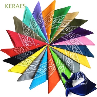 KERAES Hot Head Wrap High Bandana Handkerchief New Paisley Cute Fashion Wristband Handkerchief Neck/Multicolor