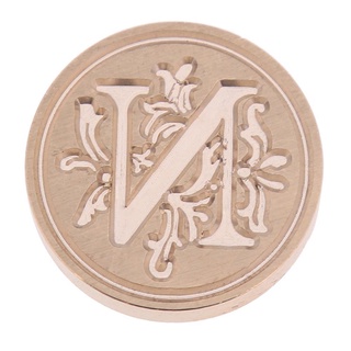 Retro flor letra F-N sobre sellado cera sello de cobre sello Post decoración (7)