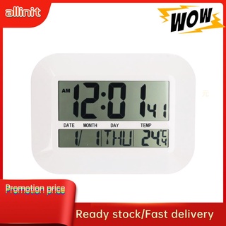 Allinit Reloj Despertador Electrónico En Tiempo Real Monitoreo De Temperatura Ingenioso Práctico
